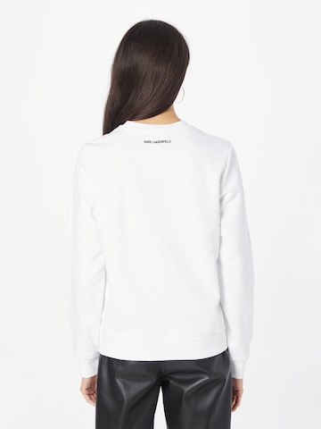 Karl Lagerfeld Sweatshirt 'Choupette' i hvid