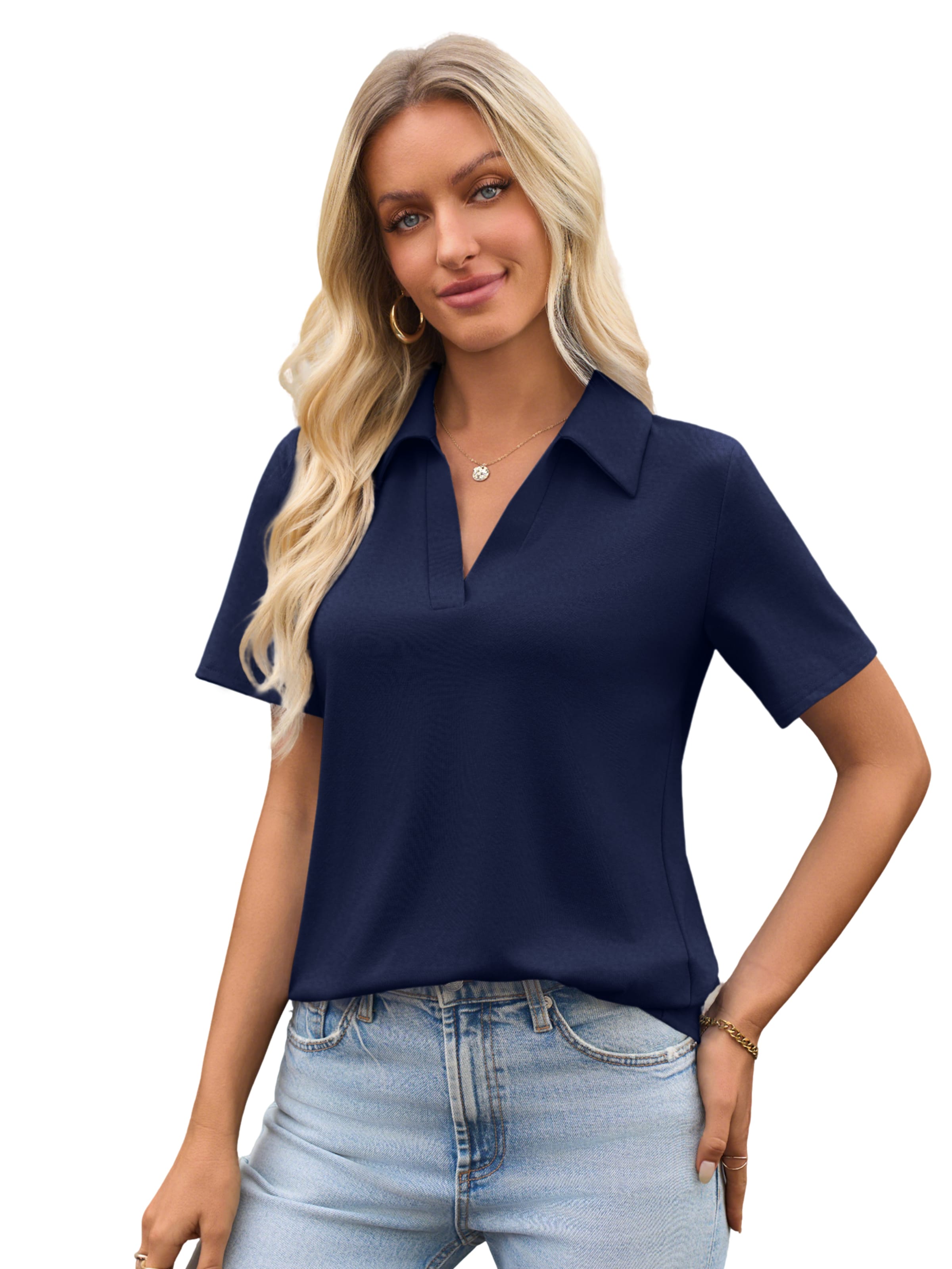 mėlyna Imily Bela Marškinėliai: priekis