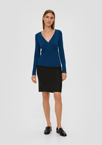 s.Oliver BLACK LABEL Pullover in Blau