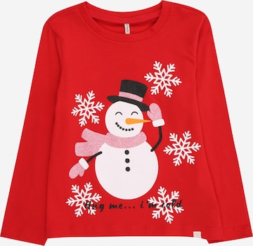 raudona Only Mini Marškinėliai 'KMGXMAS': priekis