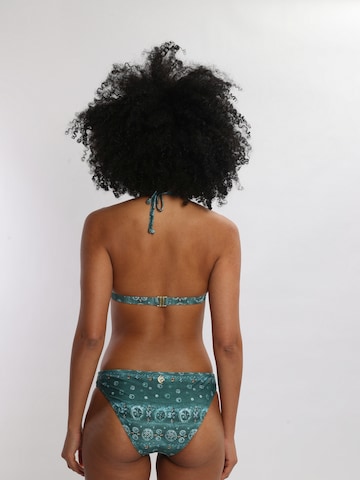 OLYMPIA Triangel Bikinitop in Blau
