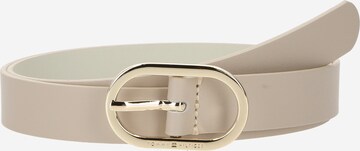 TOMMY HILFIGER Belt 'Chic 2.5' in Beige: front