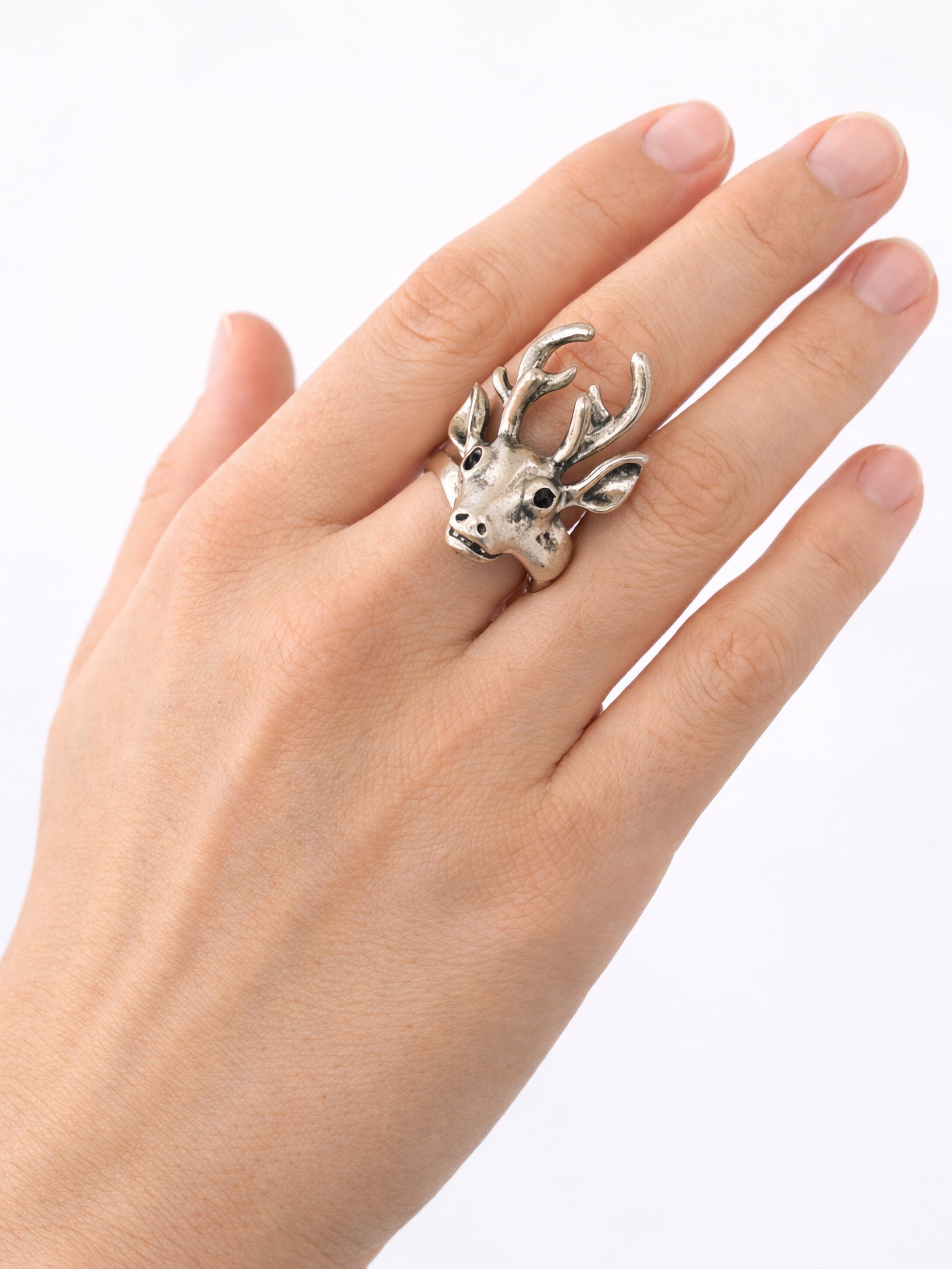 Allgäu Rebell Ring 'Wibke' in Silver: front