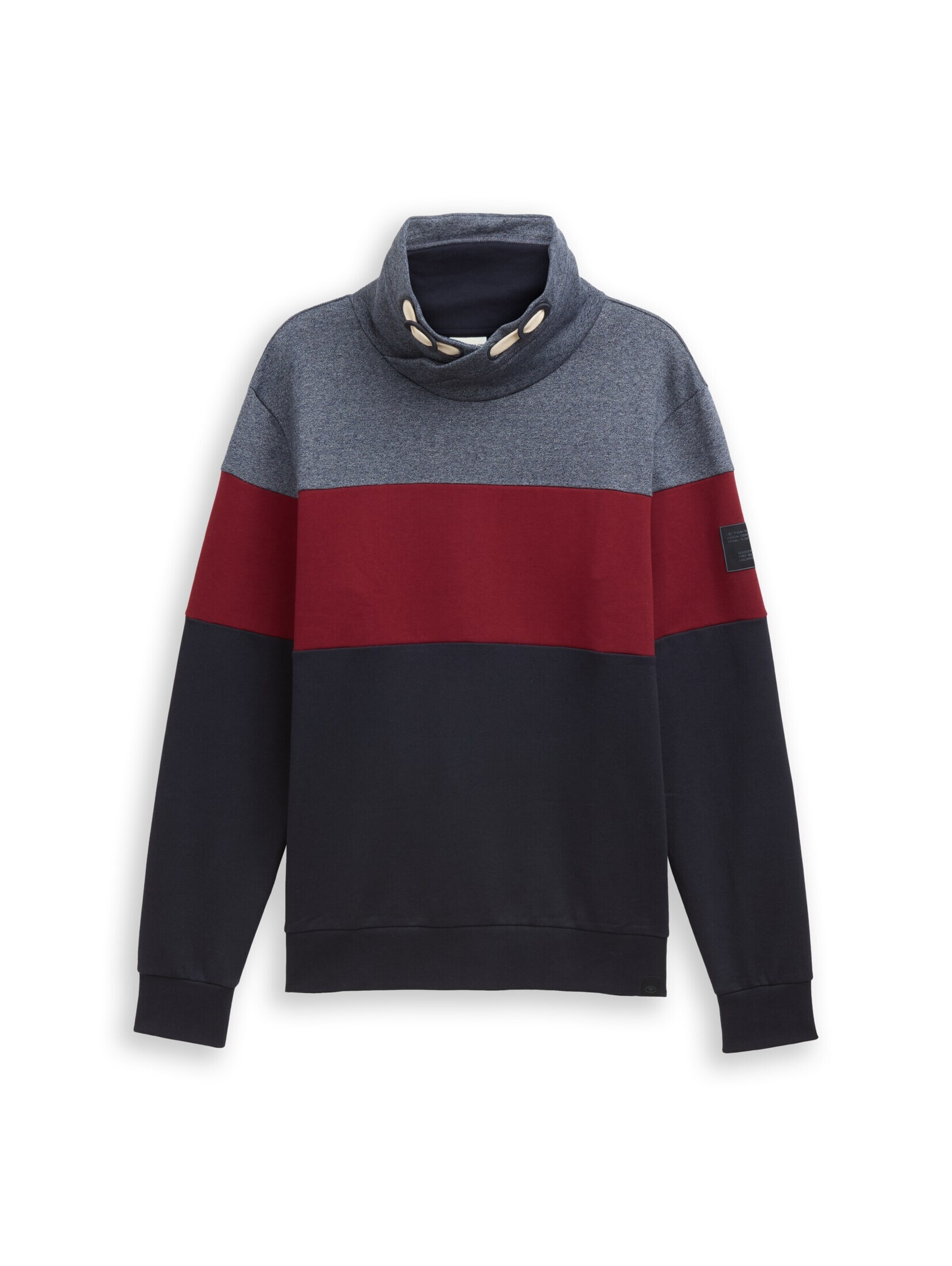TOM TAILOR Sweatshirt in Blauw: voorkant