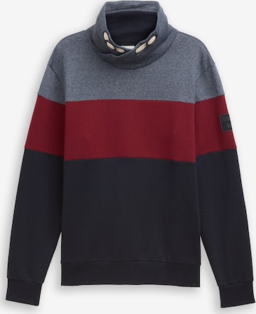 Sweat-shirt TOM TAILOR en bleu : devant