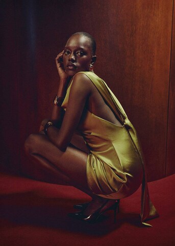 MANGO Dress in Yellow