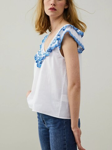 Odd Molly Blouse 'Logan' in Wit