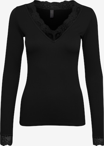 T-shirt 'Camilla' CULTURE en noir : devant