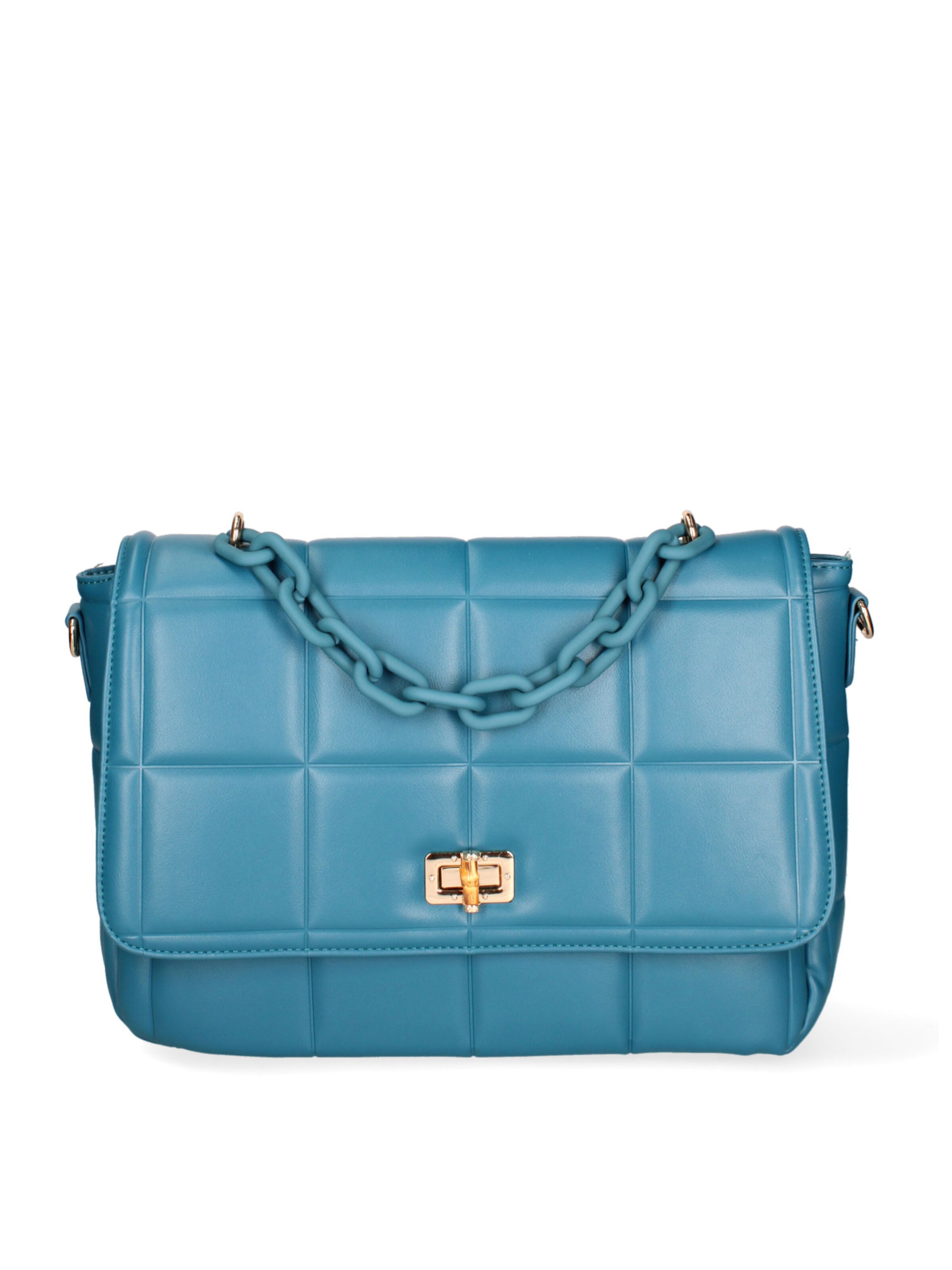 Borsa a mano 'Borsa a mano Solange ecopelle vegana con catena - Diana & Co' di Diana&Co. in verde: frontale