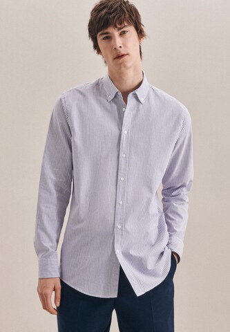 SEIDENSTICKER Regular fit Button Up Shirt in Blue: front