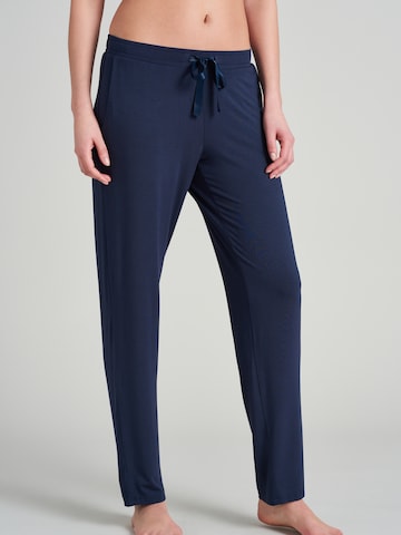 SCHIESSER Pajama Pants 'Mix+Relax' in Blue: front