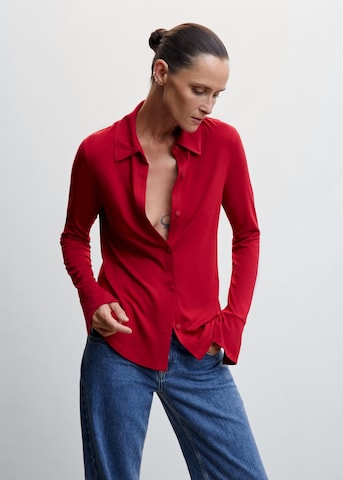 MANGO Bluse in Rot