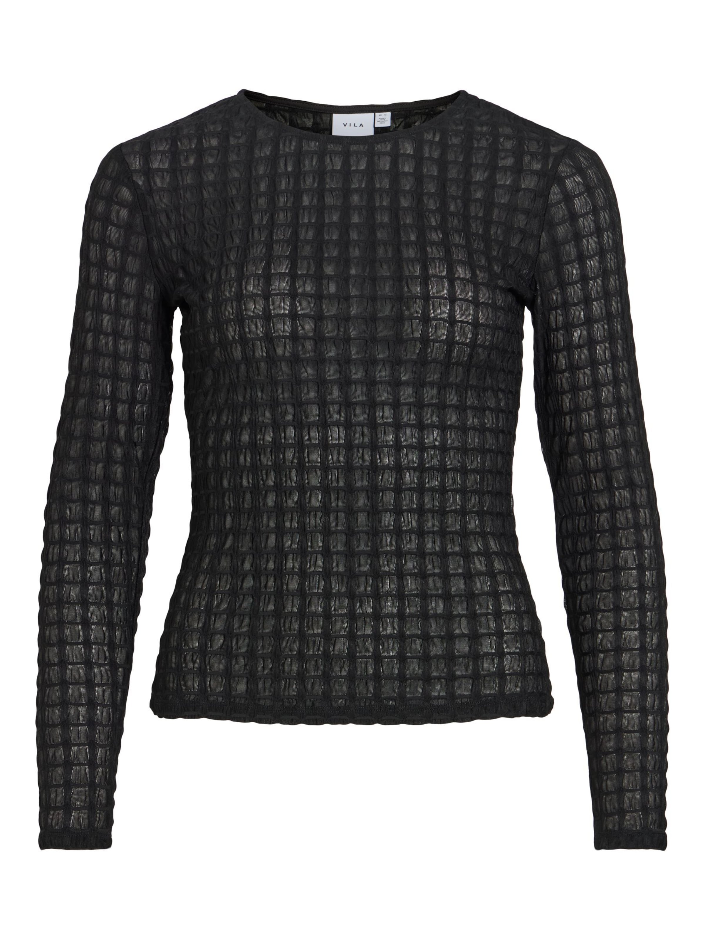 T-shirt VILA en noir : devant