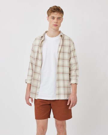 Coupe regular Chemise 'Jack' minimum en beige : devant