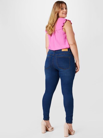 Noisy May Curve Skinny Jeans 'CALLIE' in Blauw