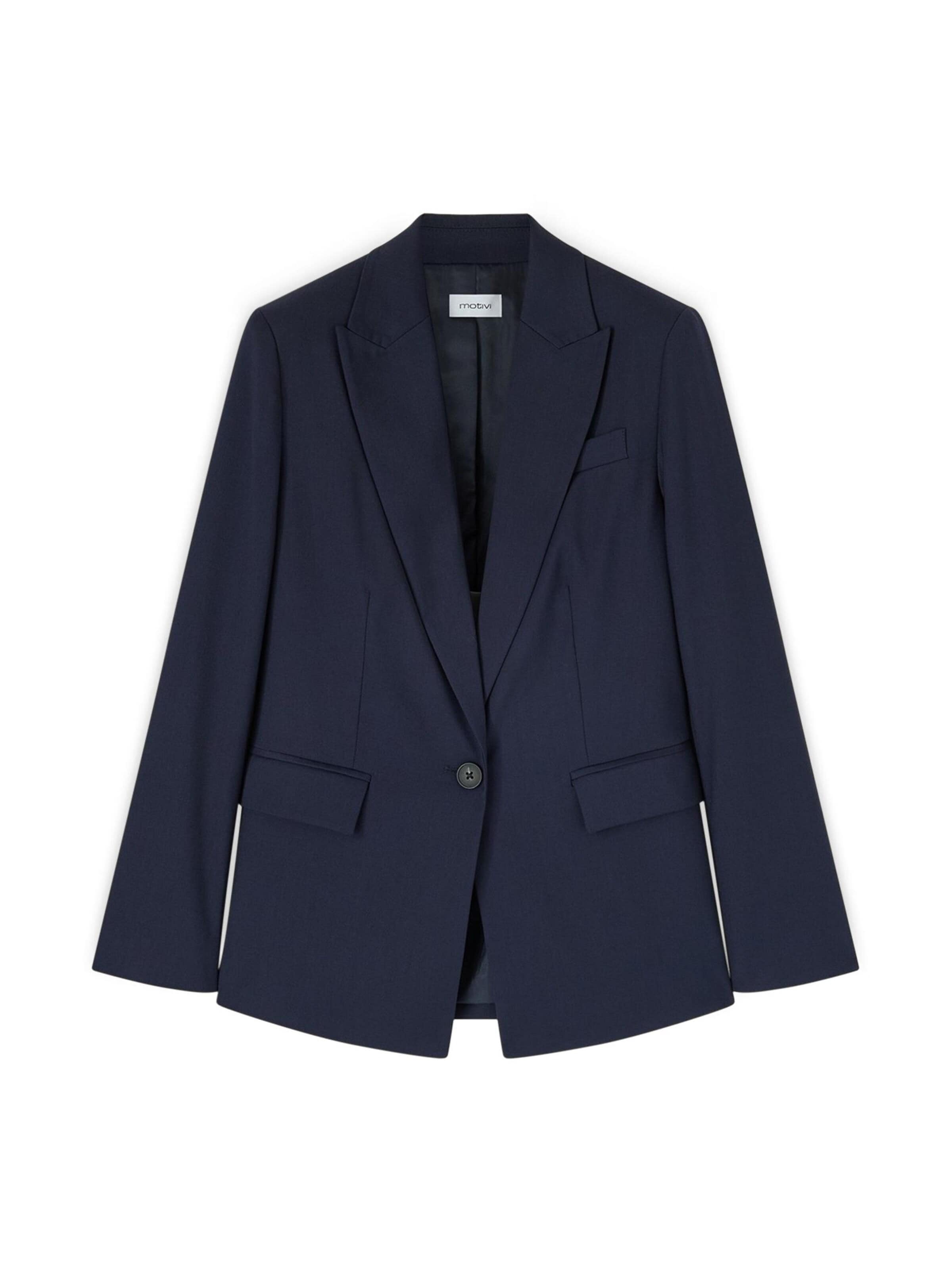 Blazer MOTIVI en bleu : devant