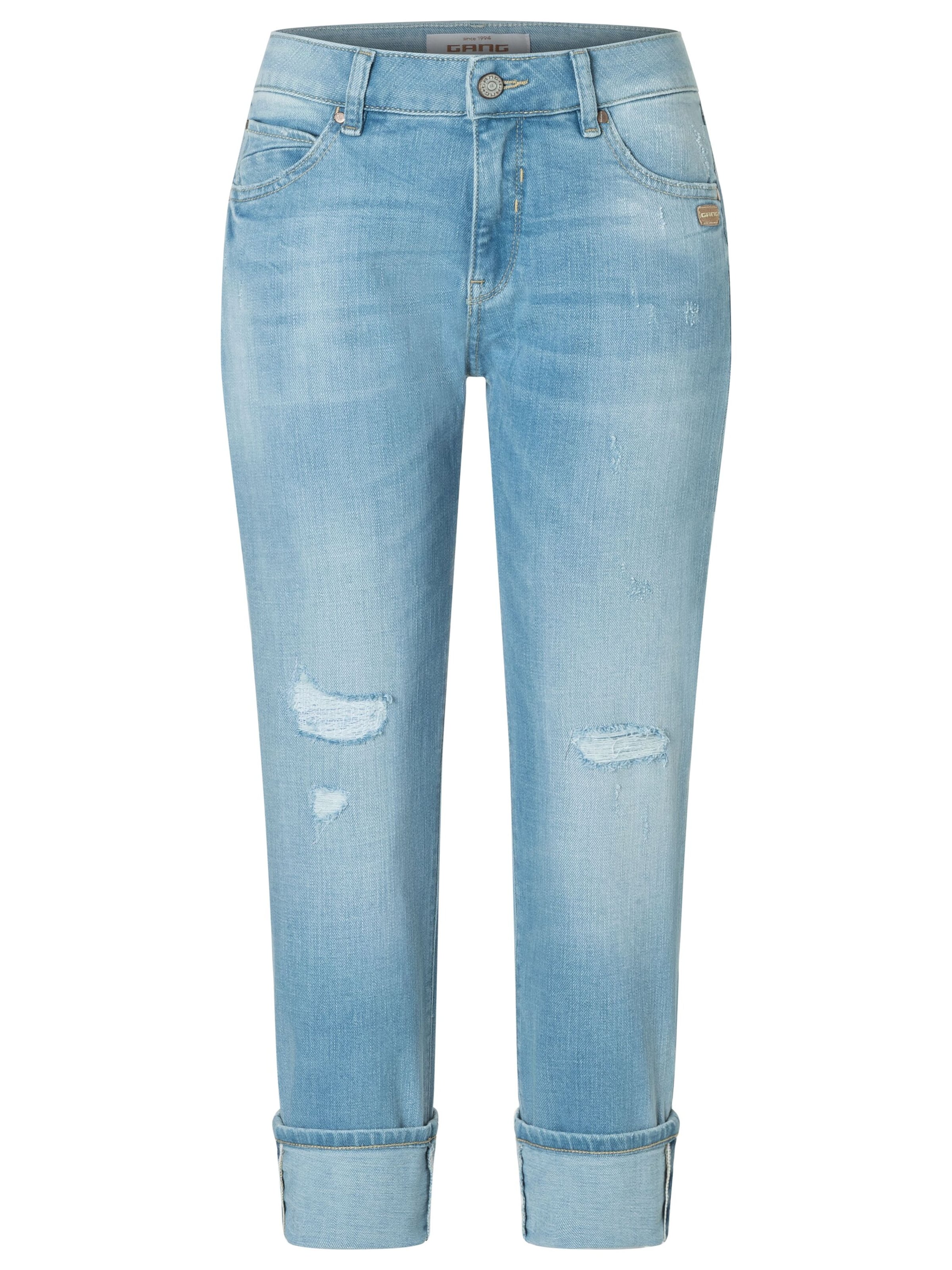 Effilé Pantalon '94NADIA CROPPED ' Gang en bleu : devant