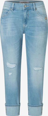 Gang Tapered Hose '94NADIA CROPPED ' in Blau: Vorderseite