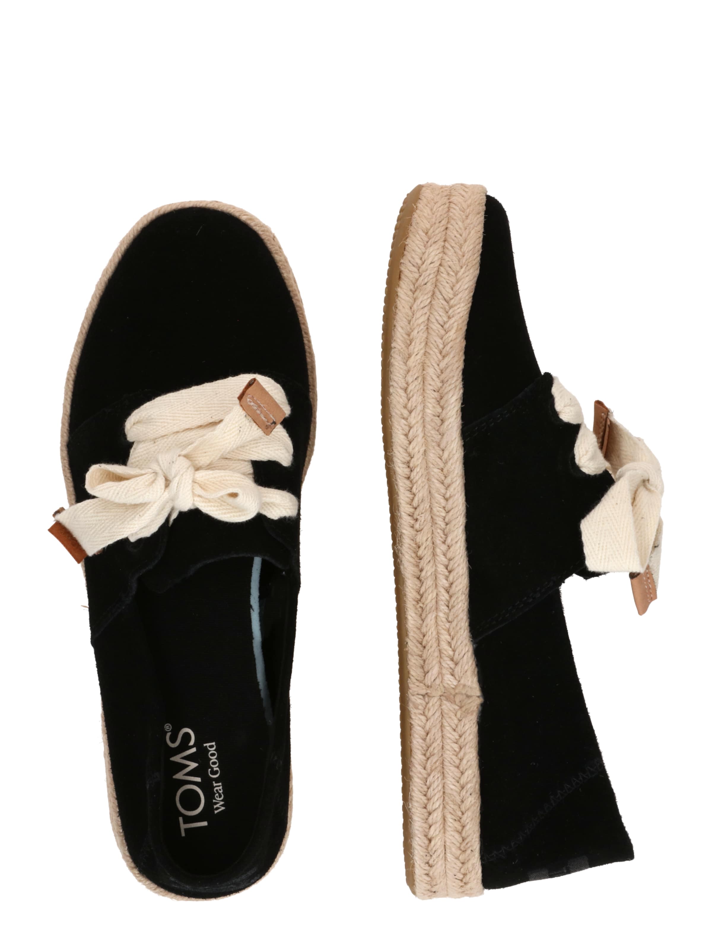 TOMS Espadrilles in Black