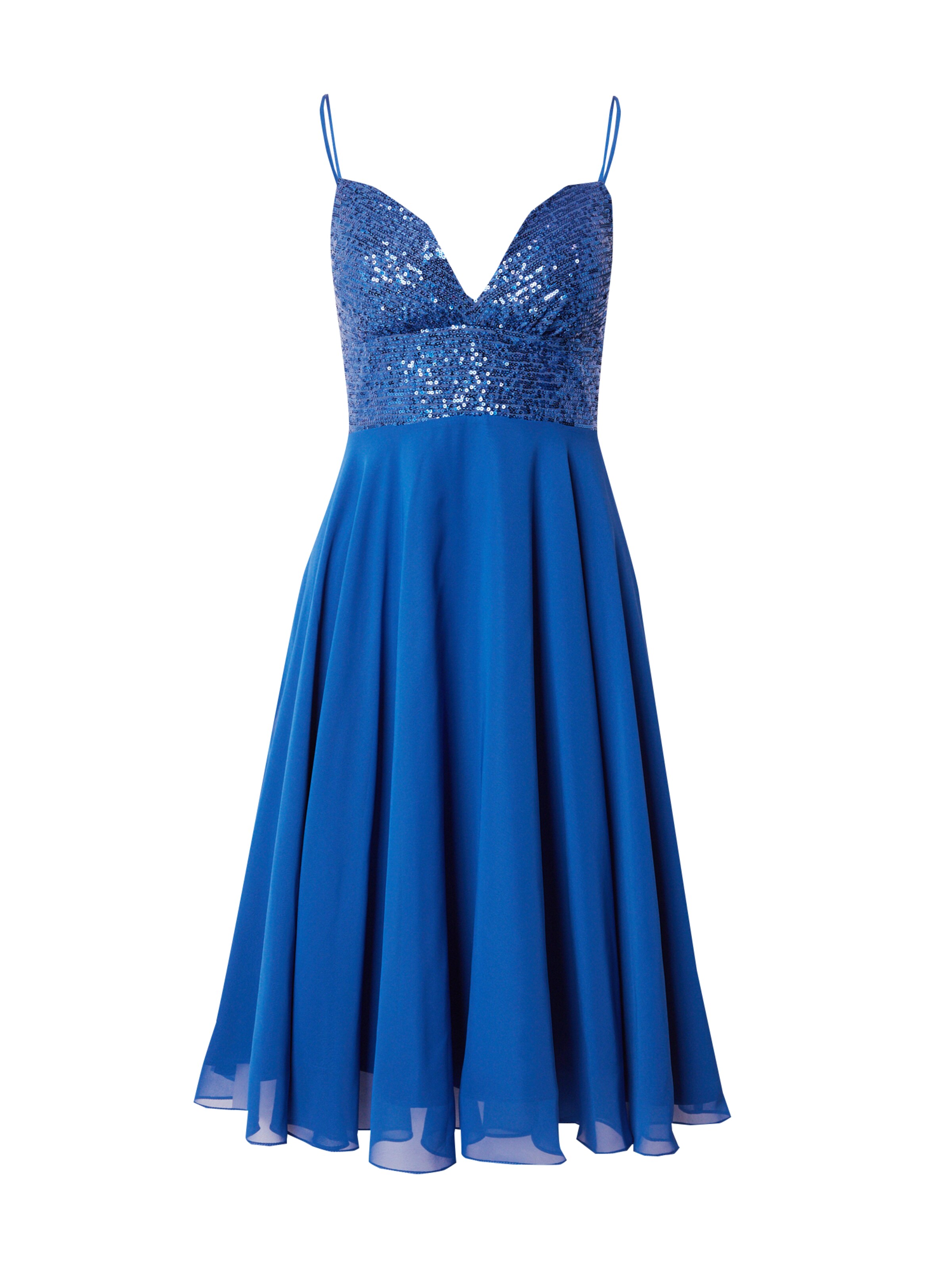 SWING - Vestido de cocktail em azul: frente