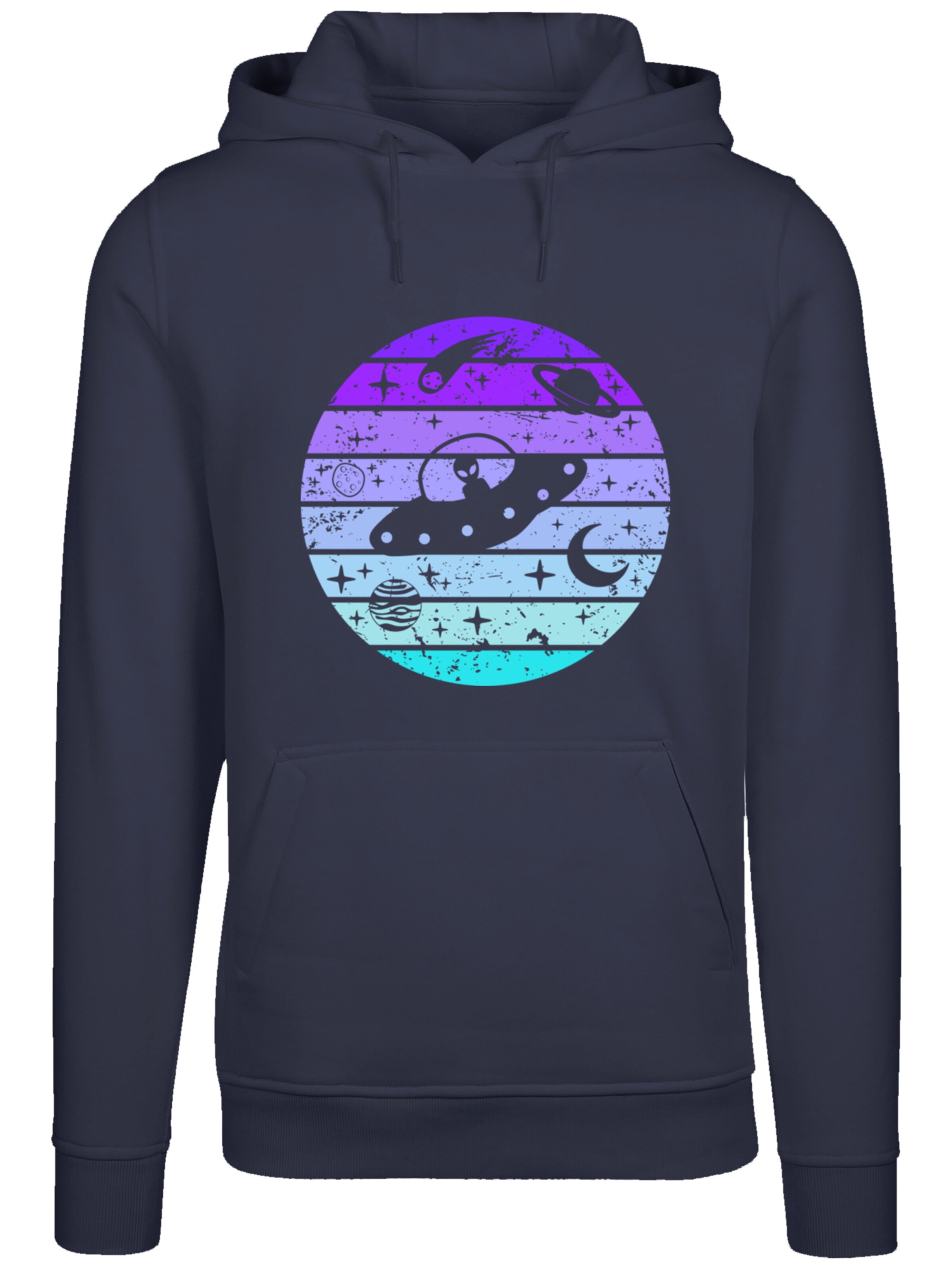 F4NT4STIC Sweatshirt in Blue: front