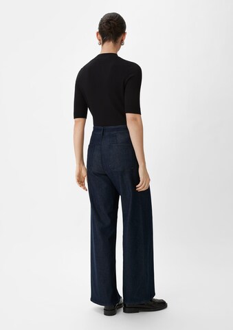 COMMA Wide Leg Jeans in Blau: Rückseite