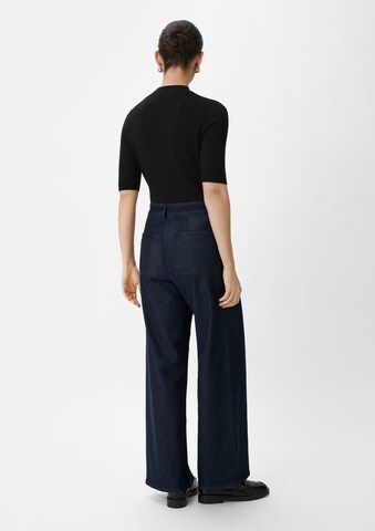 COMMA Wide leg Jeans in Blue: back