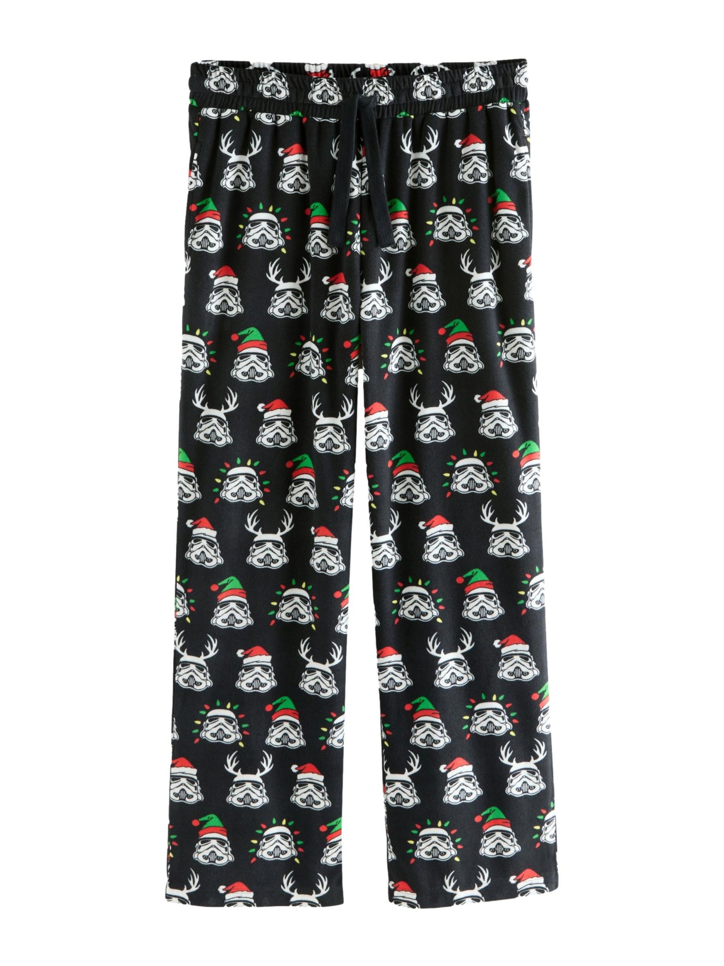 Pantalon de pyjama 'Storm Trooper' Next en noir : devant