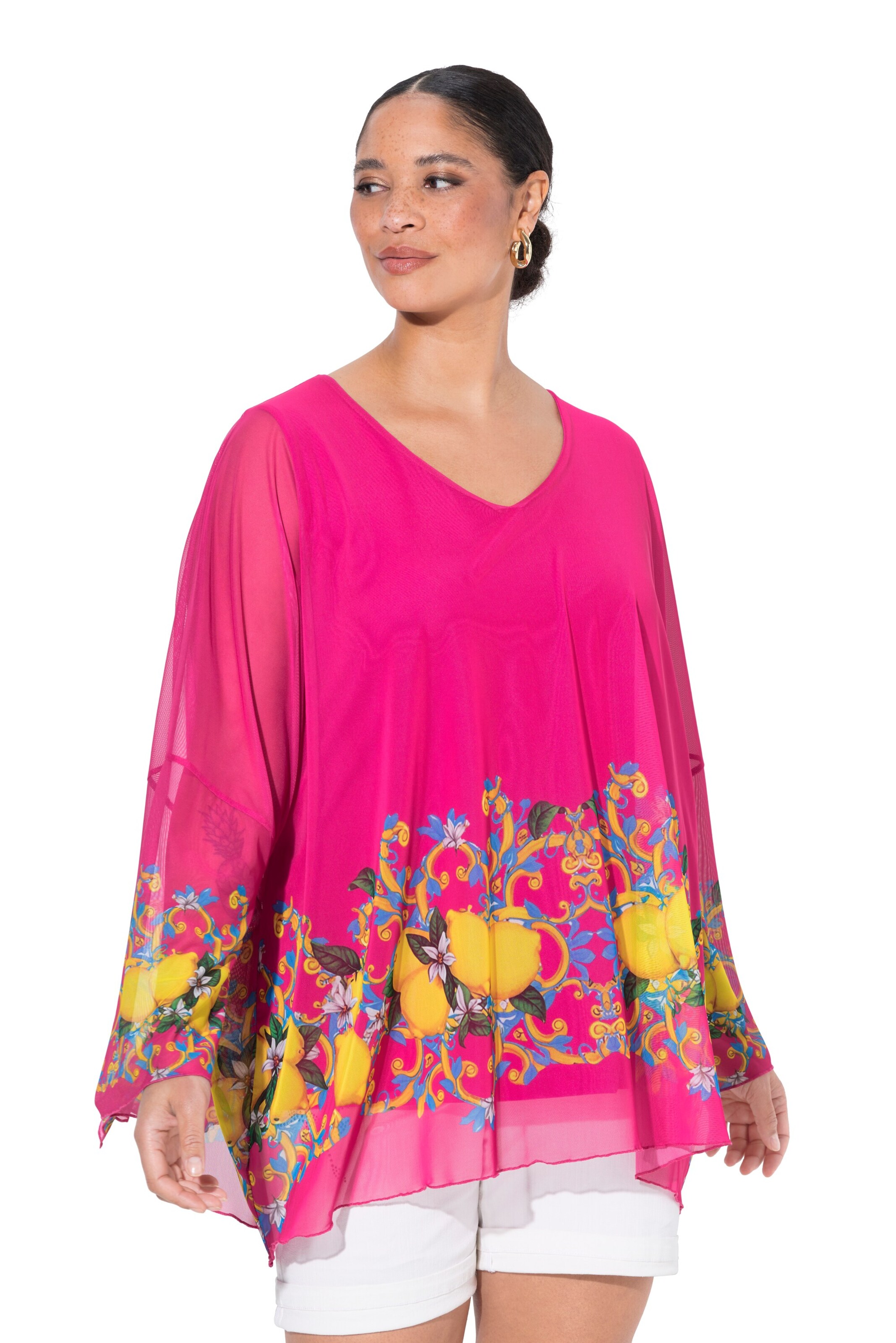 MIAMODA Blouse in Pink: front