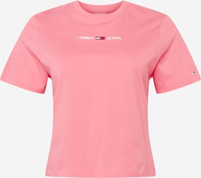 Tricou Tommy Jeans Curve pe roz, Vizualizare produs