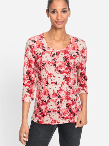 Olsen Shirt in Rood: voorkant