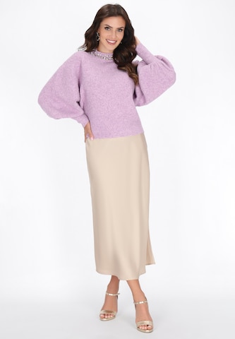 Pull-over faina en violet