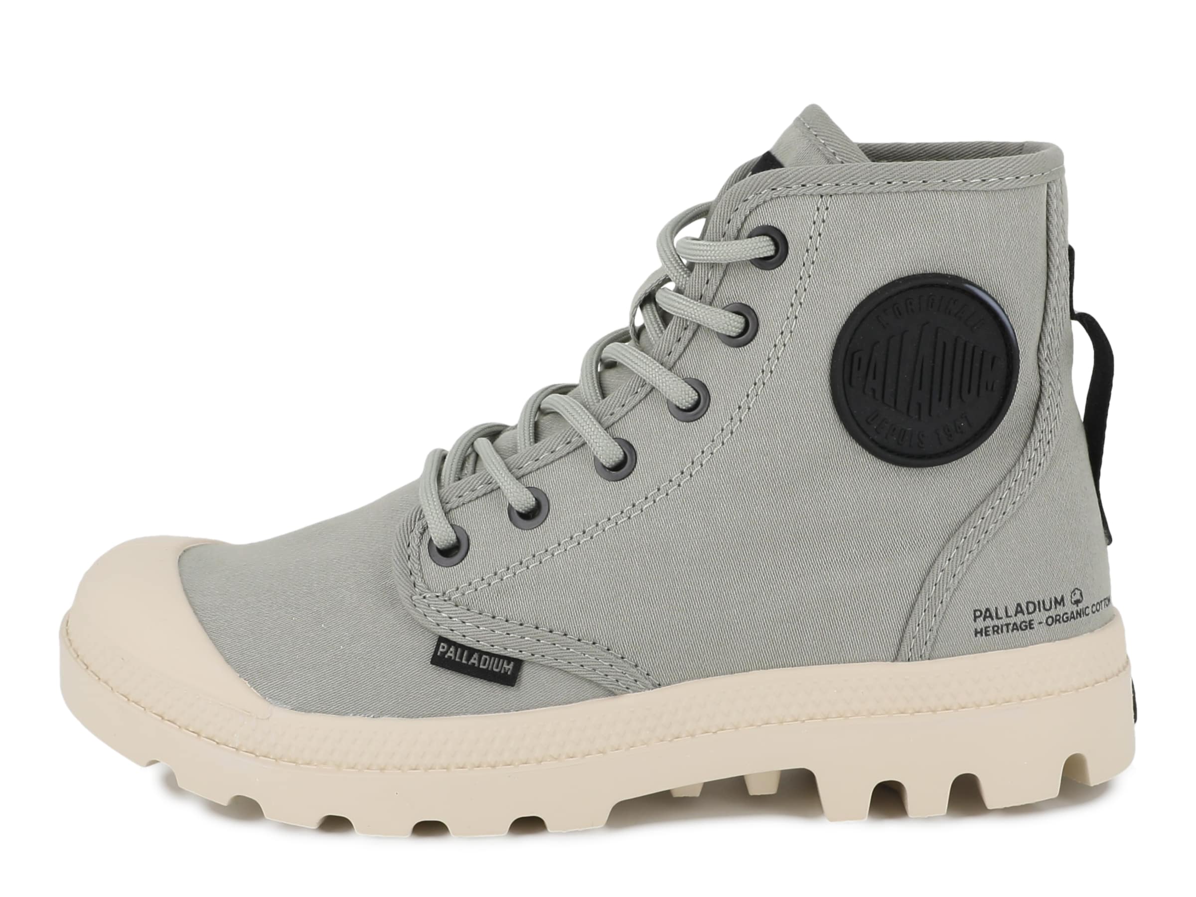 Palladium Schnürstiefelette in Grau