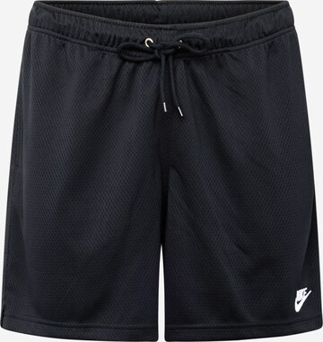 Regular Pantaloni 'Club' de la Nike Sportswear pe negru: față