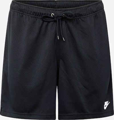 Nike Sportswear Sportbyxa 'CLUB' i svart / off-white, Produktvy