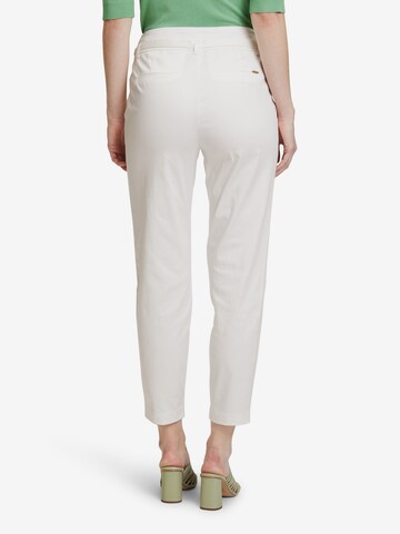 Coupe slim Pantalon Betty & Co en blanc