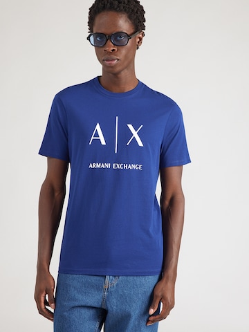 ARMANI EXCHANGE T-Shirt in Blau: Vorderseite