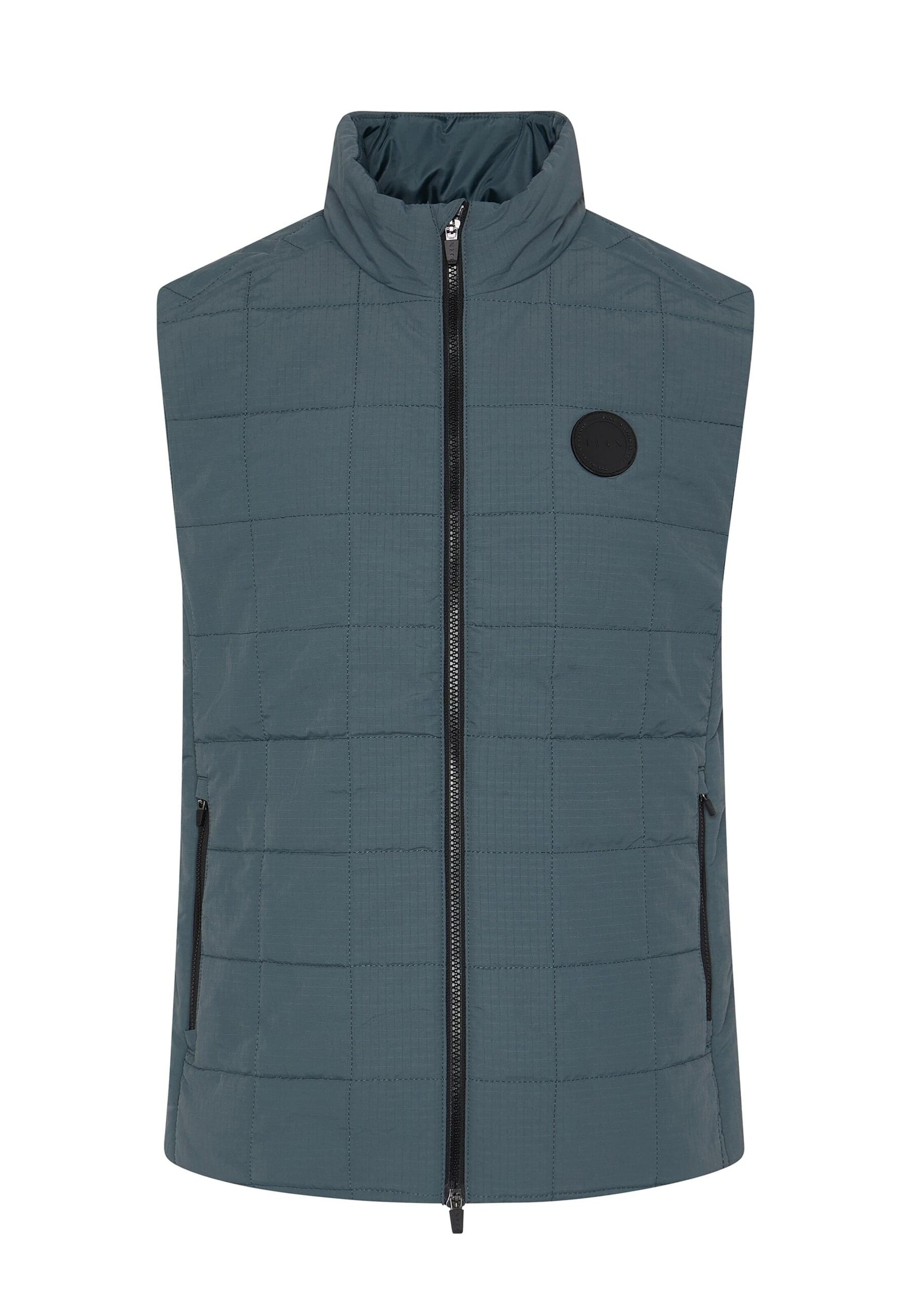 Born Living Yoga Vest 'Merrit' in Blue: front