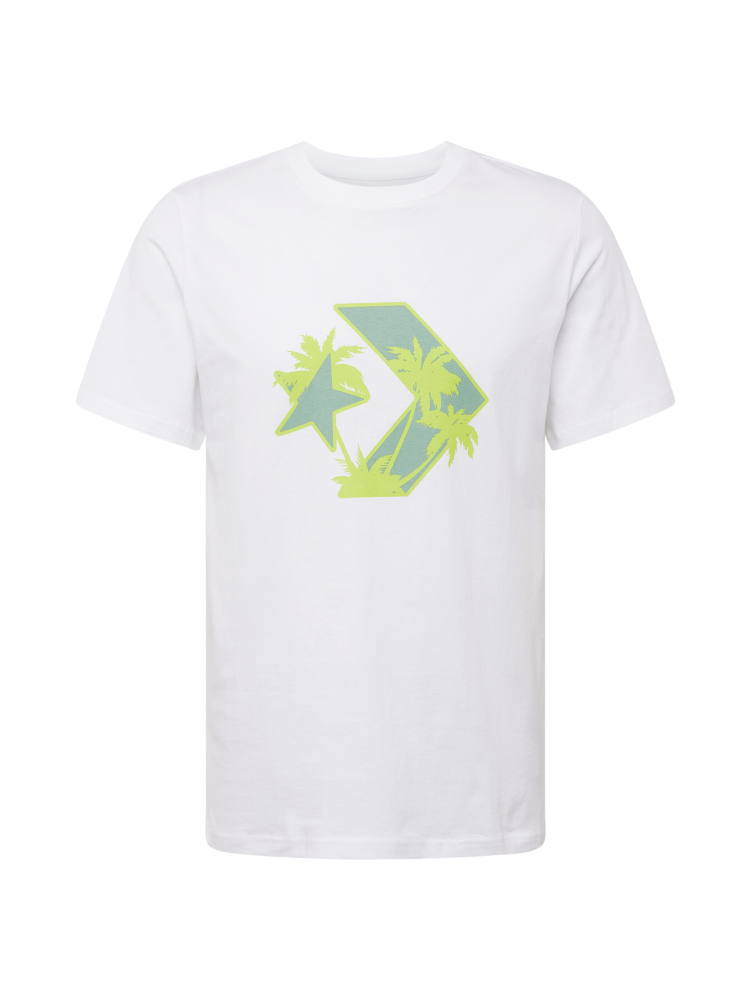 CONVERSE T-Shirt 'Star' in Weiß: Vorderseite