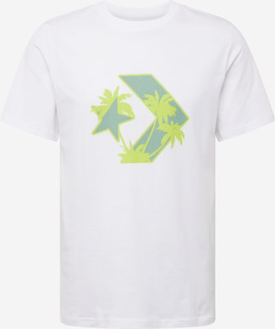 CONVERSE T-Shirt 'STAR' en vert gazon / vert clair / blanc, Vue avec produit