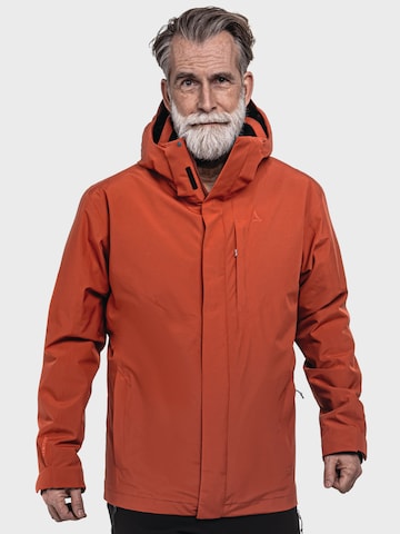 Schöffel Outdoorjas 'Tamina' in Rood: voorkant