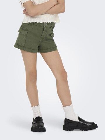 ONLY GIRLS Regular Jeans in Groen: voorkant
