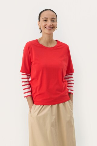 T-shirt 'RataniPW' Part Two en rouge : devant