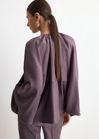 MANGO Between-Season Jacket 'Lilli-a' in Purple