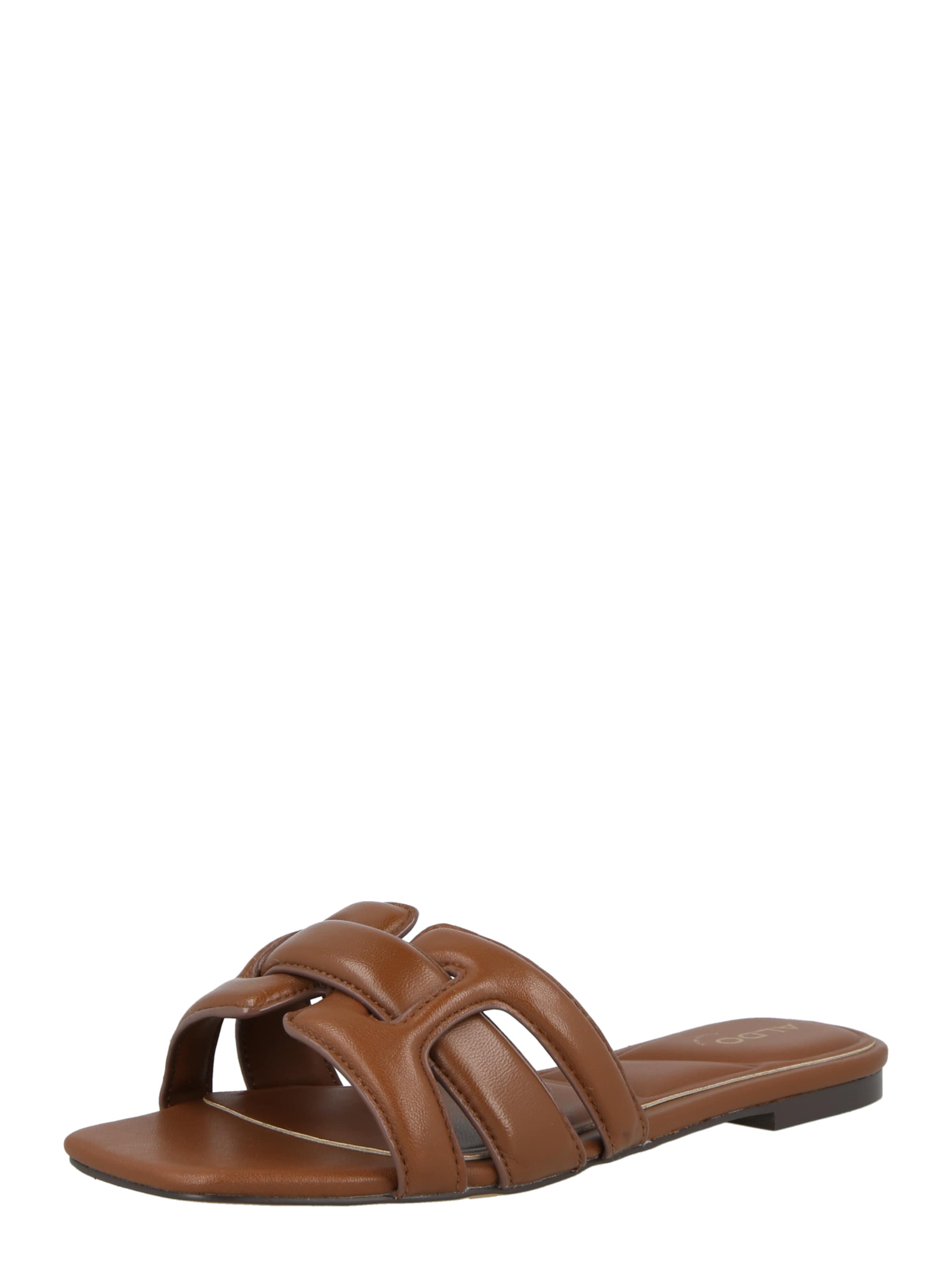 ALDO - Zapatos abiertos 'ELENARIA' en marrón: frente