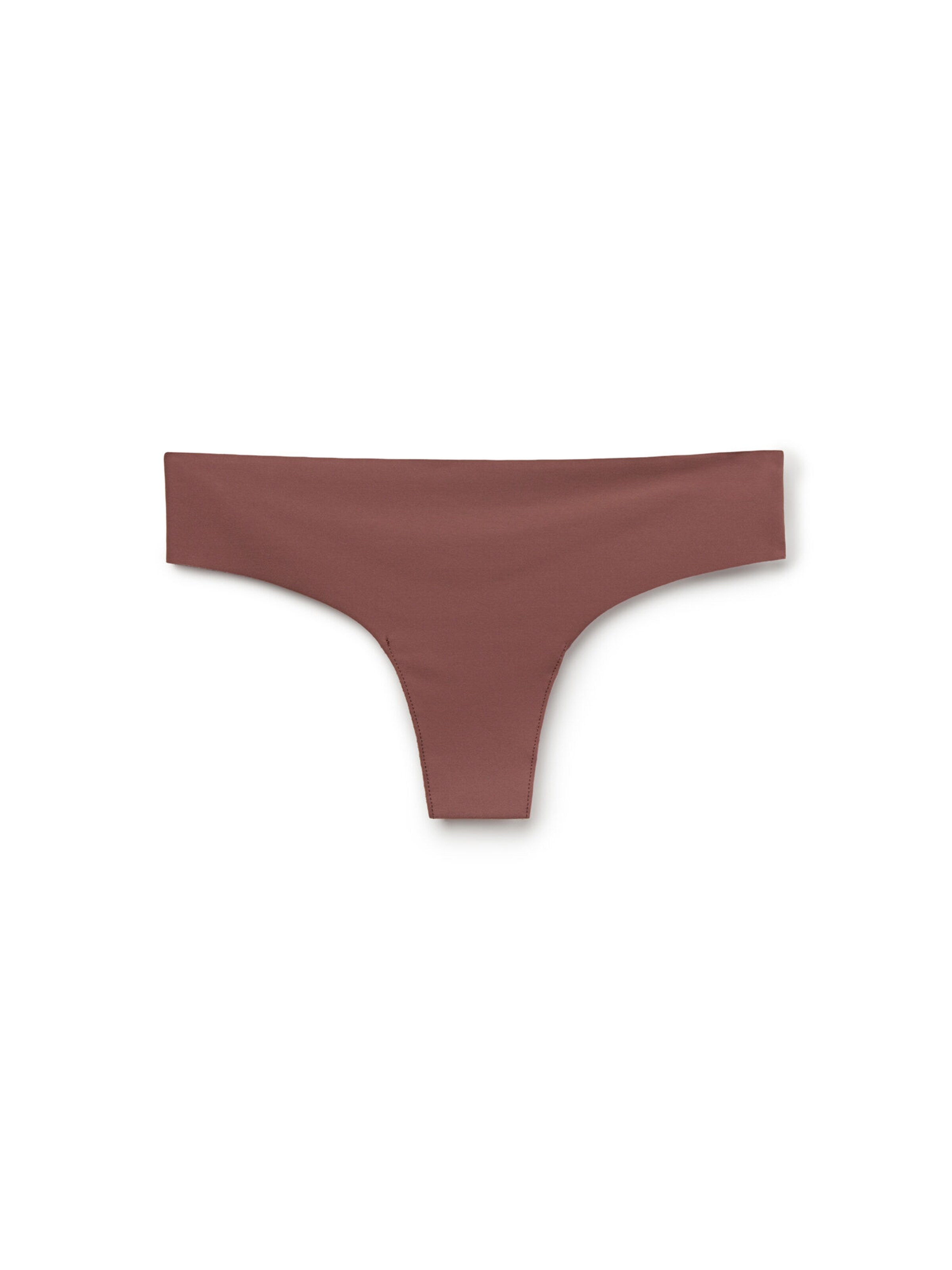 Tezenis Thong in Brown: front