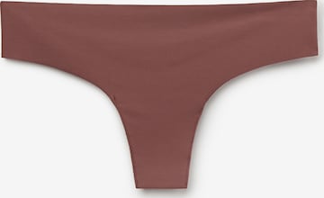 Tezenis Thong in Brown: front