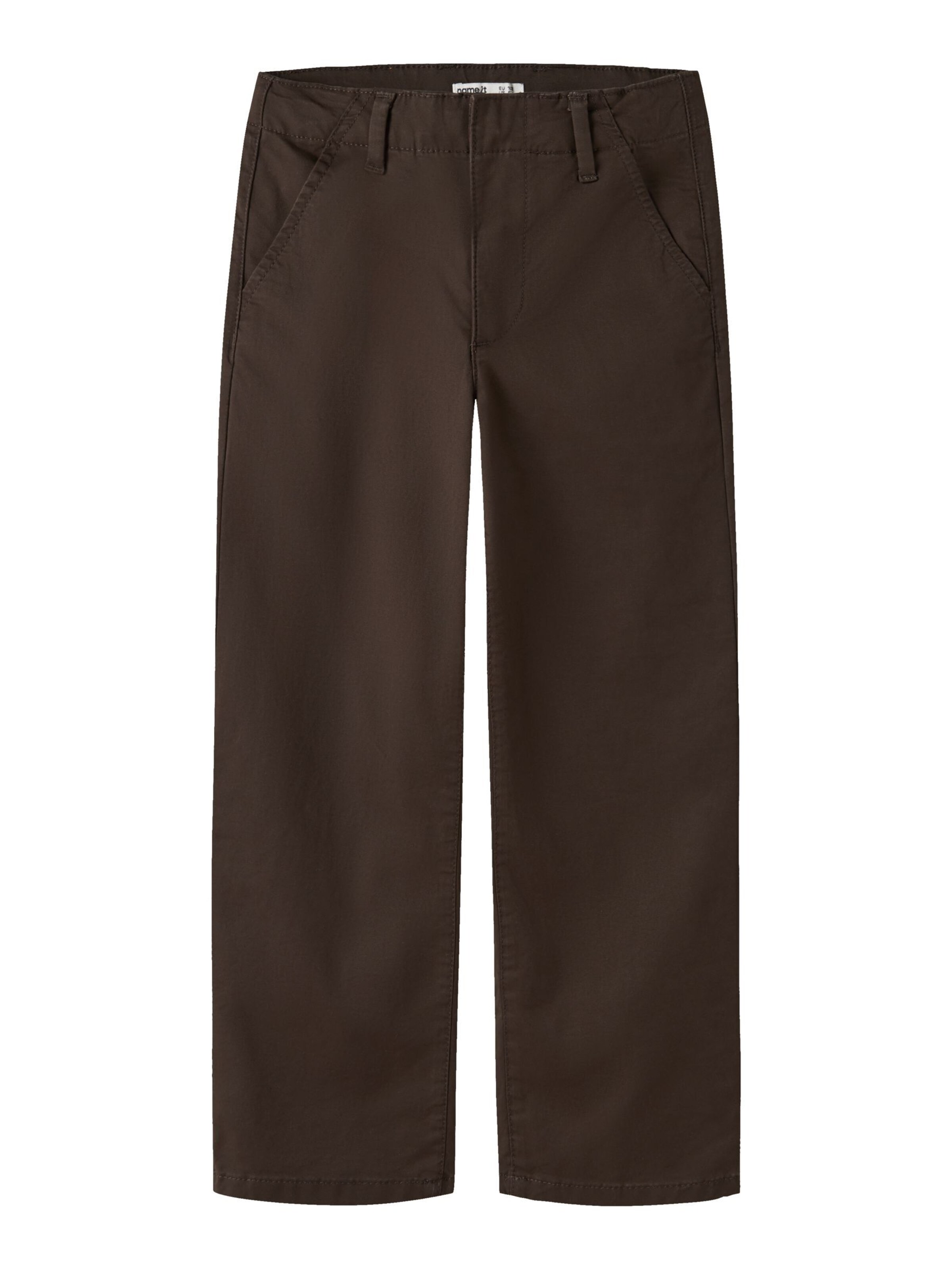 NAME IT - Loosefit Pantalón en marrón: frente