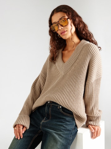 DRYKORN Sweater 'DANILIO' in Brown: front