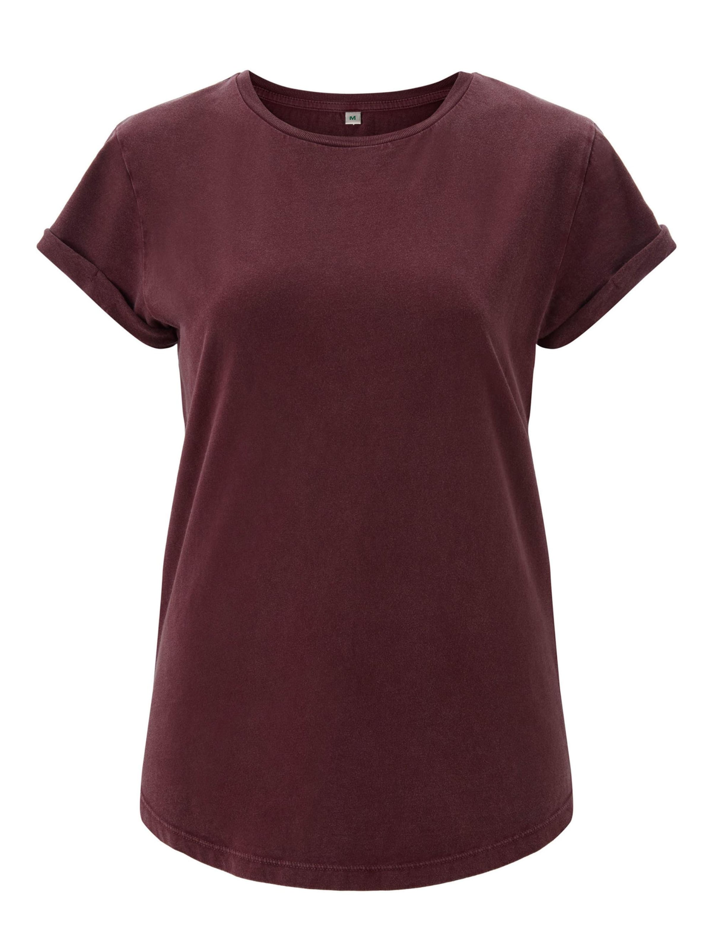 Life-Tree Shirt 'Stone'‌‌‌‌‌‌‌ in Rot: Vorderseite